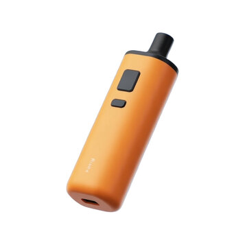 Compact and stylish sleek orange vape for modern vapers seeking convenience portability and design