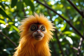 Obraz premium Golden lion tamarin