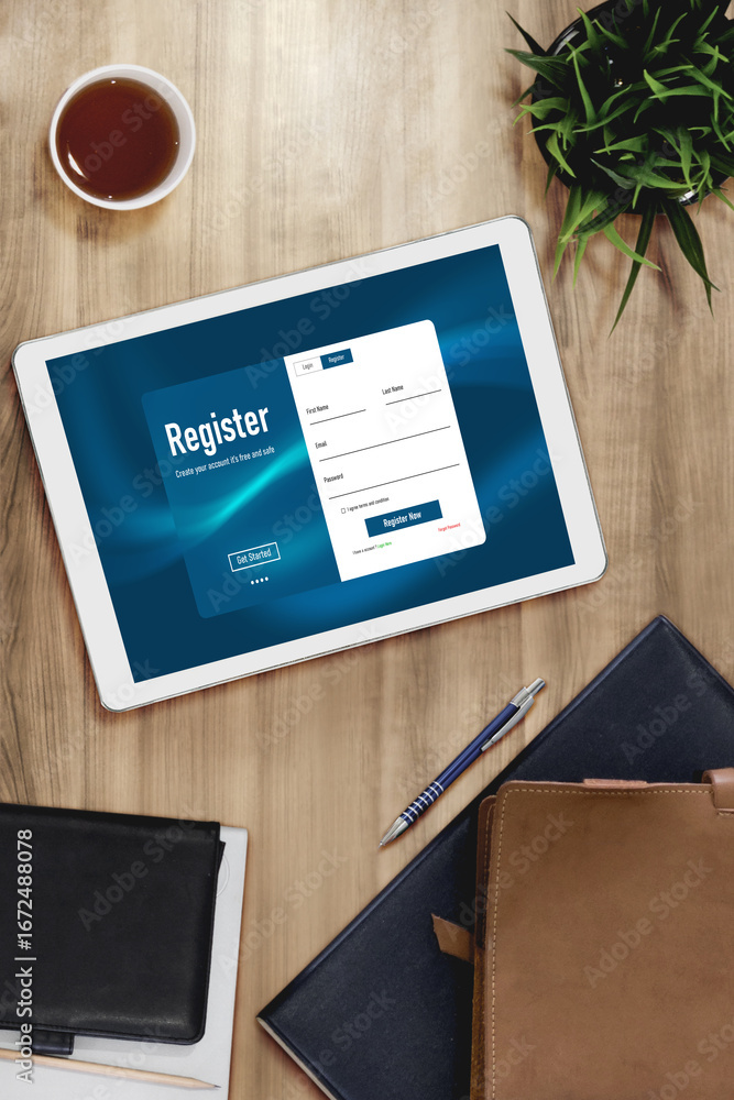 Poster online registration form for modish form filling on the internet website