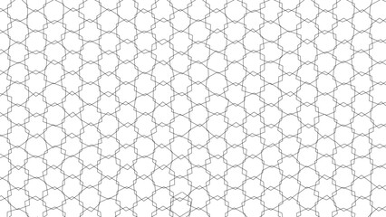 Abstract hexagon broken glass pattern with thin geometric lines ideal for backgrounds, web design, and modern decor projects isolated on white background vector illustration