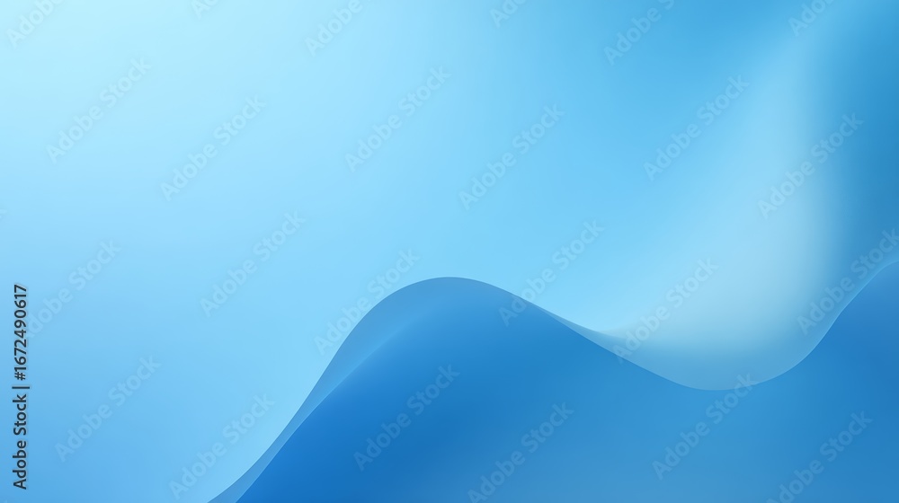 Aufkleber this abstract background features a soothing vista blue color and gentle gradients, creating a tranq