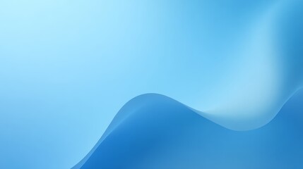 This abstract background features a soothing vista blue color and gentle gradients, creating a tranquil atmosphere ideal for minimalist design and ample copy space.