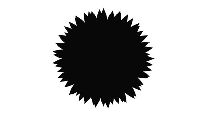 Abstract Spike Burst: A dark and dynamic graphic representing a burst of energy or an explosion, with sharp, radiating spikes emanating from a central point.