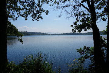 Blick auf den See Mosvatnet in der Nähe von Stavanger in Norwegen