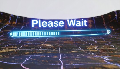 Loading screen, map background
