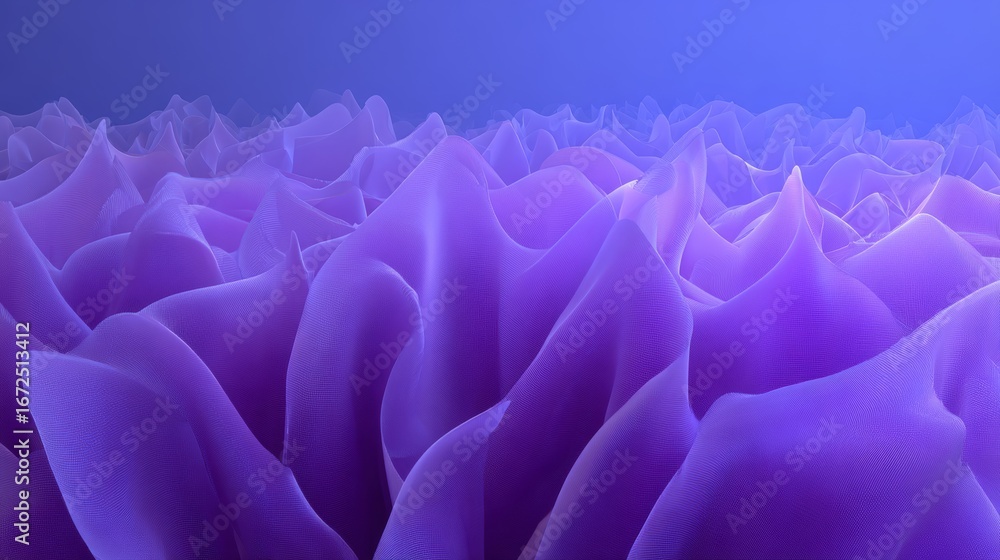 Poster a soft texture envelops the viewer as violet colors blend seamlessly into a rich purple gradient, fo