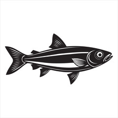 A Fresh Close-up of Sardines, Small and Shiny Saltwater Fish with a Sleek, Silver Body, Known for being a Nutritious and Healthy Meal