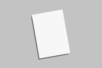 Realistic blank A4 Letterhead illustration for mockup