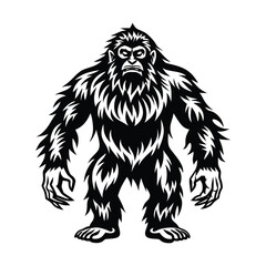 Obraz premium Bigfoot SVG