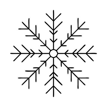 Download free vector snowflake icon design winter holiday christmas decoration element graphic illustration