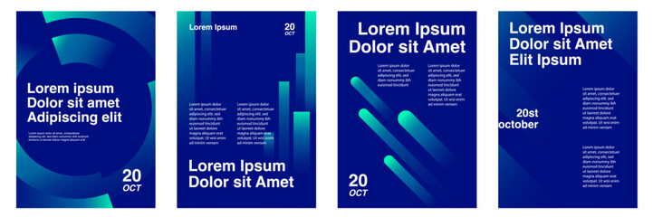 Obraz premium Poster modern template. Poster vector