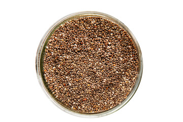 Chia seeds healthy superfood tasty snack fresh delicious gourmet food background on the table rustic food top view copy space keto and paleo diet vegan and vegetarian food