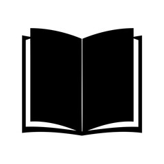 An open book icon, representing knowledge, education, and the written word