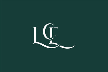 Initial LCE creative letter logo design. Elegant Monogram Logo Design with Decorative Elements and Typography