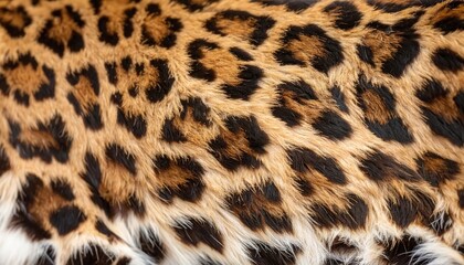 Close-up view of a wildcat's spotted fur texture