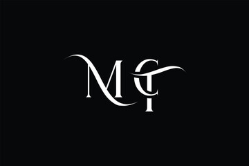 Initial MCT creative letter logo design. Elegant Monogram Logo Design with Decorative Elements and Typography