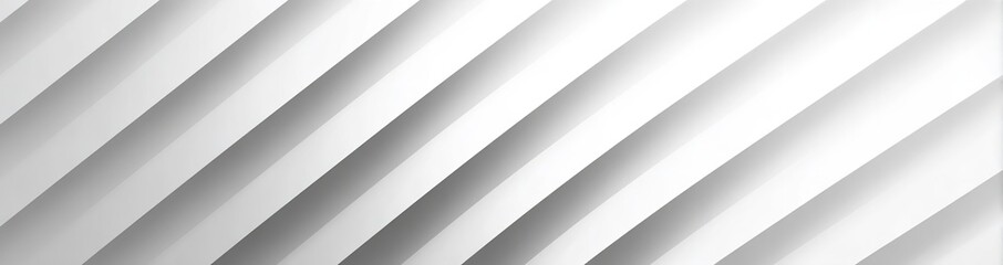 Fototapeta premium Modern abstract background with diagonal lines gradient in shades of white and gray color.