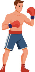 illustration of a boxer