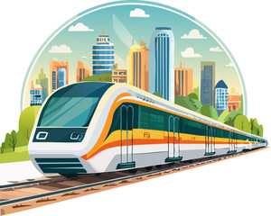 Fototapeta premium train in motion