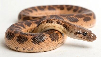 Obraz premium Kenyan Sand Boa on studio background
