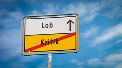 Signposts the direct way to praise versus to criticism