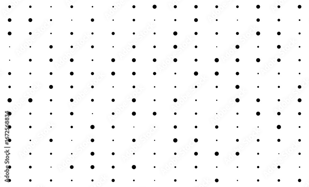 Aufkleber modern geometric vector tech background with black dot pattern design.