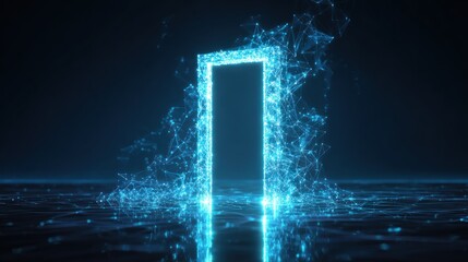 Abstract digital portal