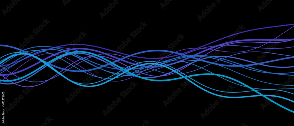 Poster vibrant abstract tech background with dynamic wave patterns.