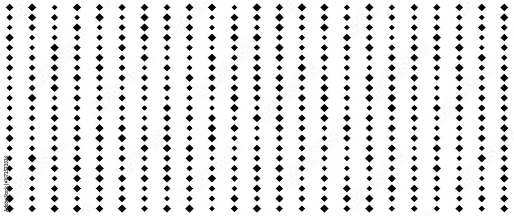 Poster dynamic rhombus pattern on white background: modern tech vector aesthetic.