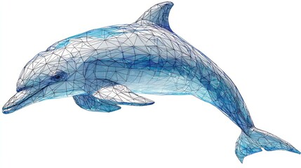 Abstract dolphin graphic (1)