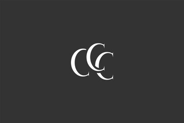 Obraz premium Initial CCC creative letter logo design. Elegant Monogram Logo Design with Decorative Elements and Typography