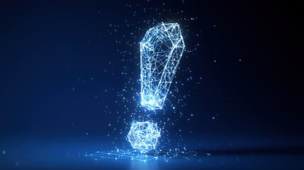 Abstract exclamation point