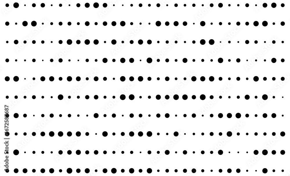 Aufkleber monochrome dot pattern: minimalist vector tech background with geometric circles.