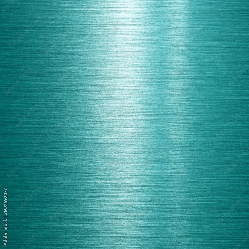 Poster bluegreen metal texture background with shiny surface and brushed pattern, ideal for adding a touch 