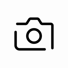 photo camera icon vector sign