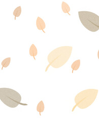 Autumn background vector illustration. Beautiful autumn leaves