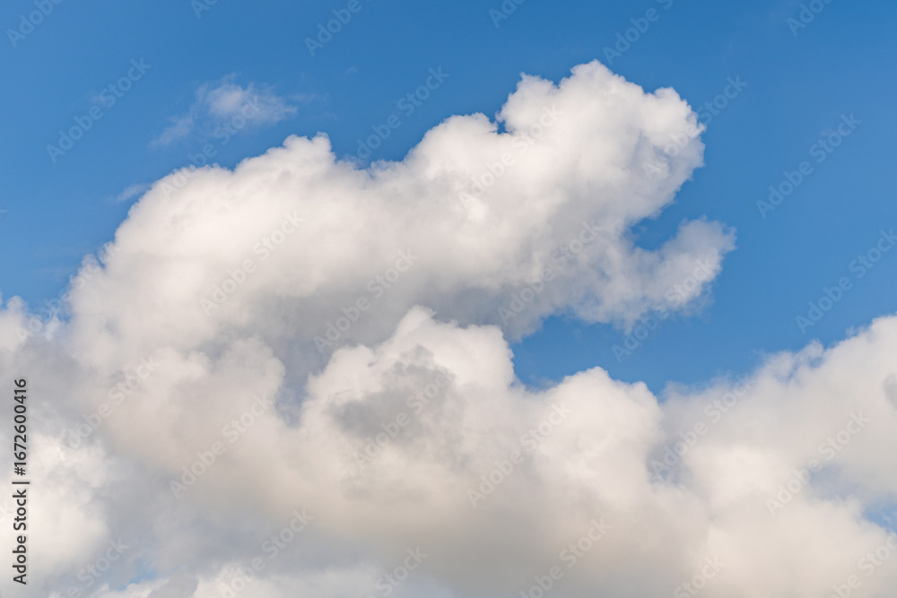 Wall mural cloudscape sky background. cloud in the sky. background with cloud. gloomy sky with overcast clouds.