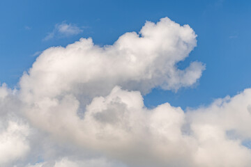 Cloudscape sky background. Cloud in the sky. Background with cloud. Gloomy sky with overcast...