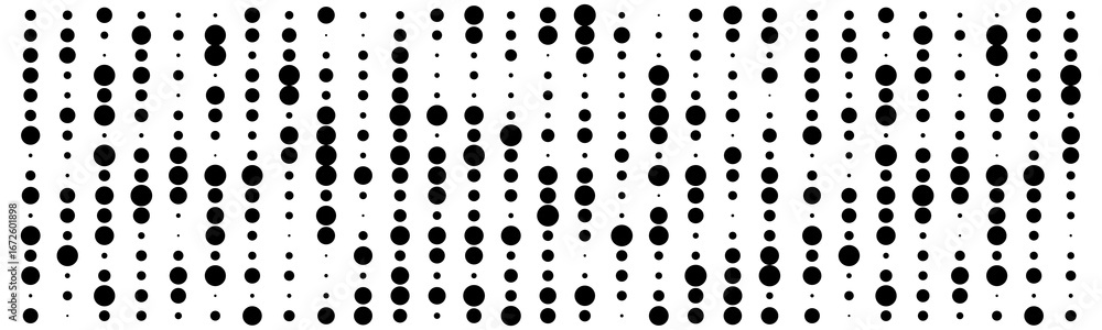 Aufkleber abstract vector tech background with black dot pattern on white.