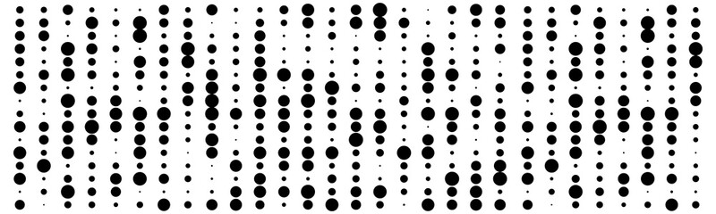 Abstract vector tech background with black dot pattern on white.
