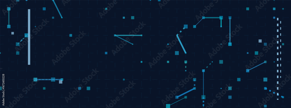 Aufkleber futuristic vector tech background with digital circuitry and abstract geometric patterns.