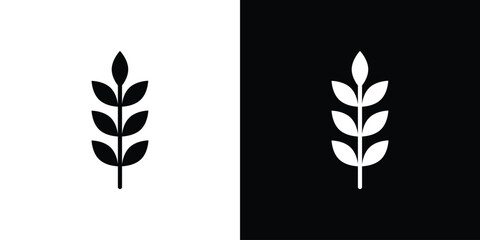 Wheat icon design vector collection. flat icons.