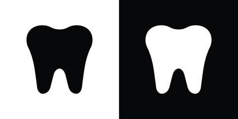 Tooth icon design vector collection. flat icons.