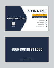 Modern Cleen & professional business card design, business card template. Adobe Illustrator vector editable vector file.