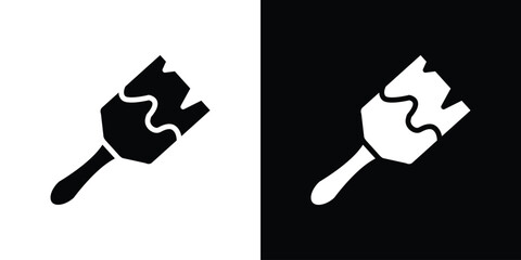 Paint brush icon design vector collection. flat icons.