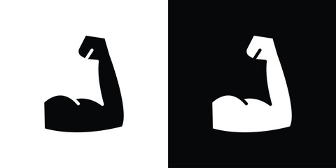 Muscle icon design vector collection. flat icons.