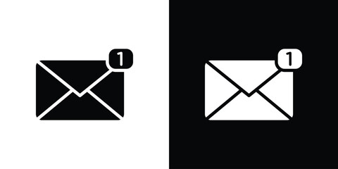 Inbox icon design vector collection. flat icons.