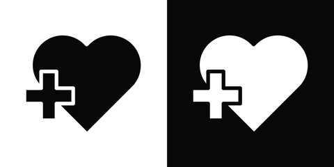 Obraz premium Health care icon design vector collection. flat icons.