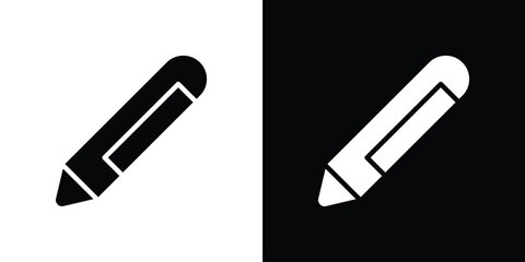 Crayon icon design vector collection. flat icons.