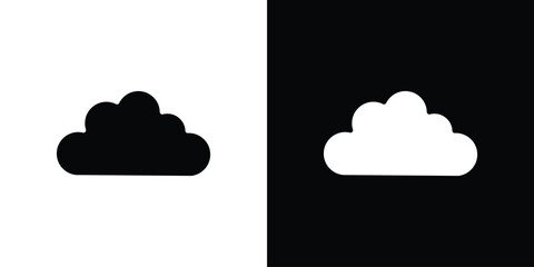Cloud icon design vector collection. flat icons.